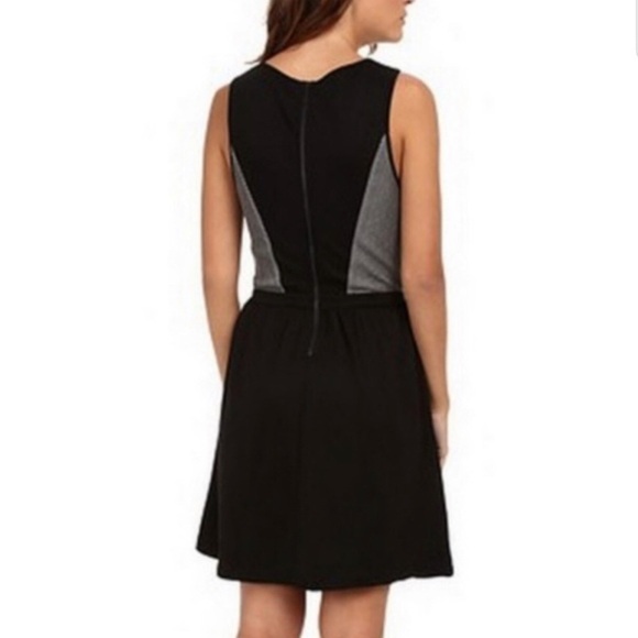 Tart Collections Ponte Knit Menswear Inspired Sleeveless Black Dress Small NWT - Picture 2 of 13